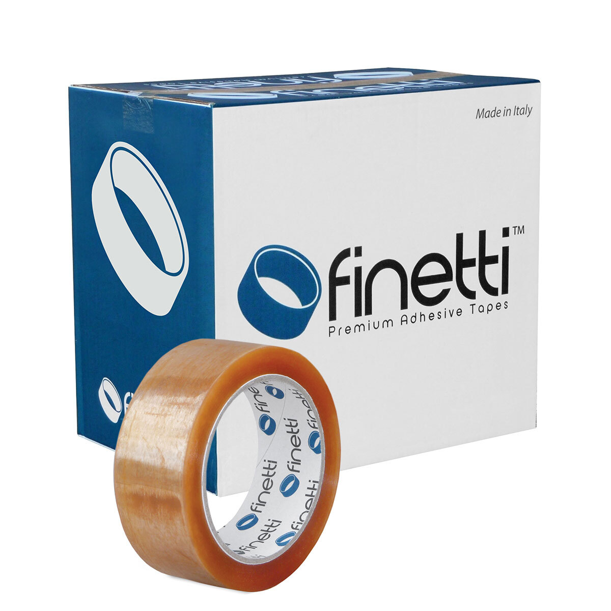 Finetti Premium Packaging Tape, 36mm x 75m, Clear