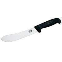 Victorinox Slicing Knife, 18cm (7) - Bullnose - Black