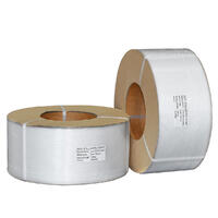 Premium Machine Poly Strapping, 12mm x 0.65mm x 3000m - Clear