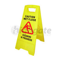 A-Frame Cleaning Sign, Caution Wet Floor