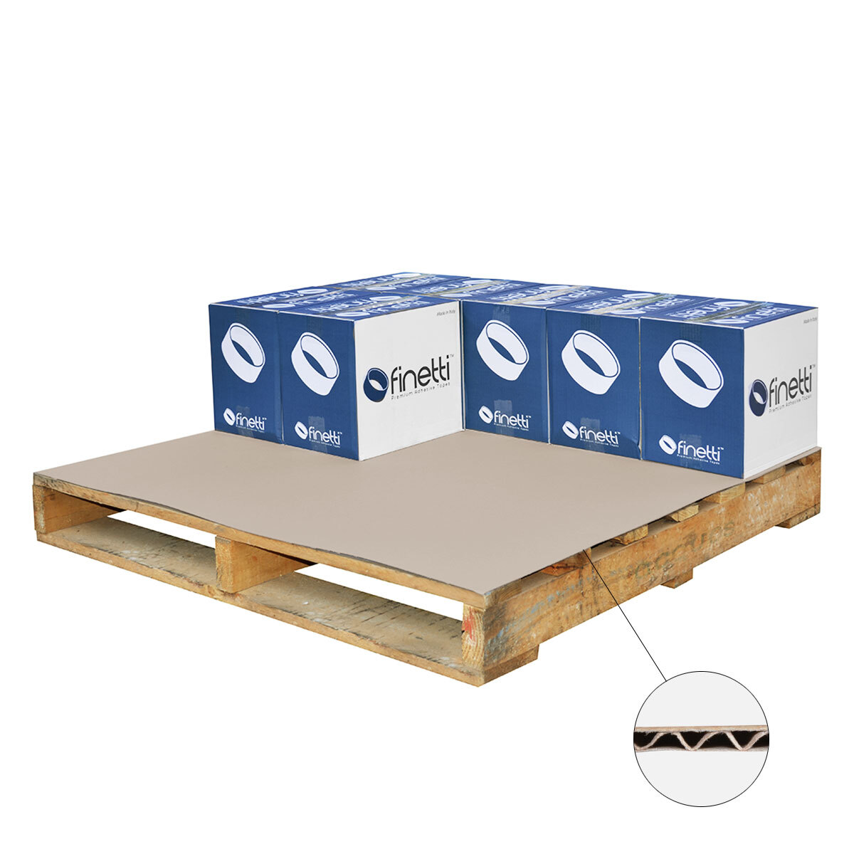Cardboard Pallet Pads, 1160mm x 1160mm