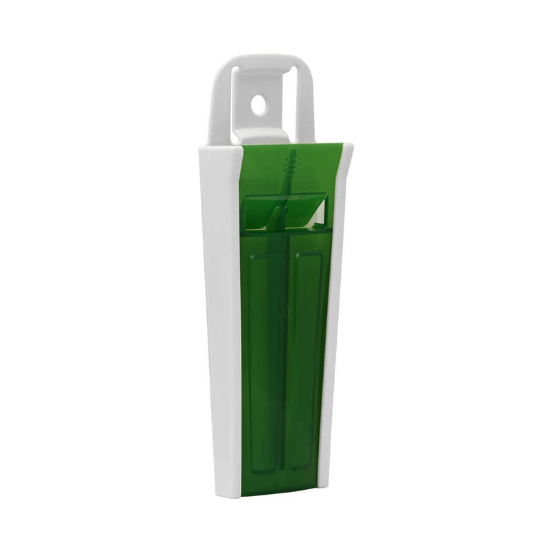 Knife Pouch, 2 Holder, Clear Green Front