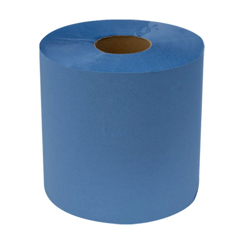 Sanishield Blue Centre Pull Perforated Hand Towel 21cmx300 (6/ctn)