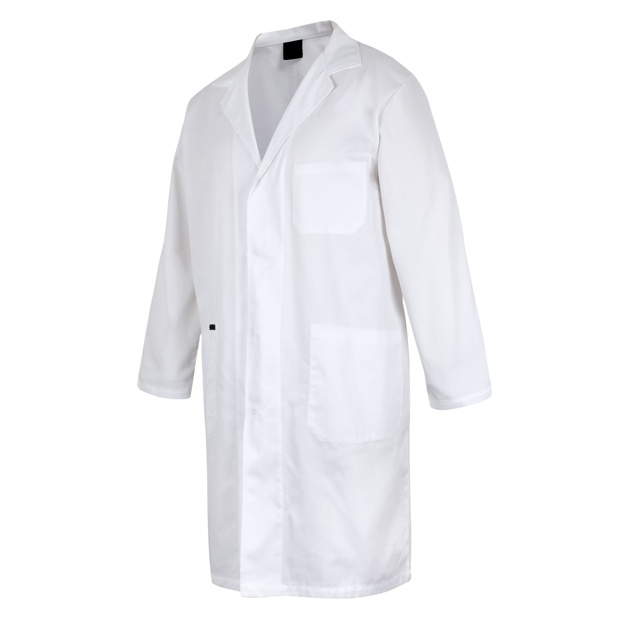 Dust/Lab Coat With Pockets - White