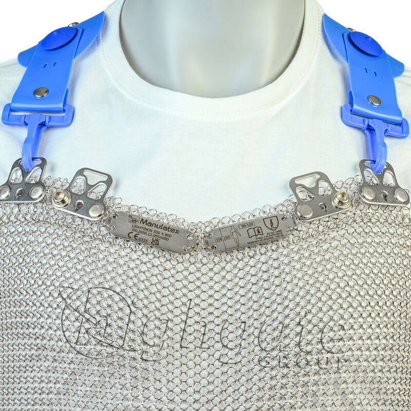 Manulatex Chain Mesh Apron, 550mm x 800mm - 1.75kg
