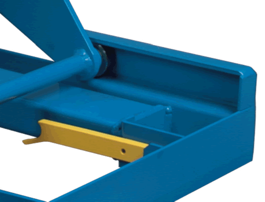 Automatic Pallet Positioner, 110-1800kg Load Capacity - Air Operated