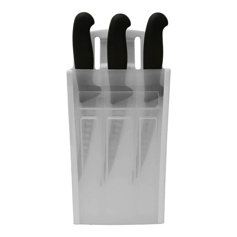 Knife Pouch, Fits 3 x 20cm Knives - Natural Front
