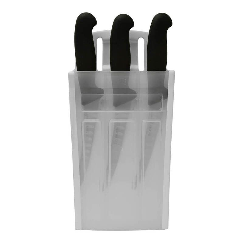 Knife Pouch, 3 Holder, Clear Natural Front