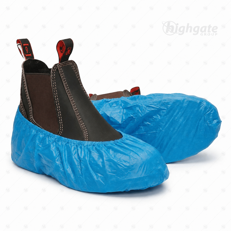 Shoe Covers (CPE) - Blue (1000/carton)