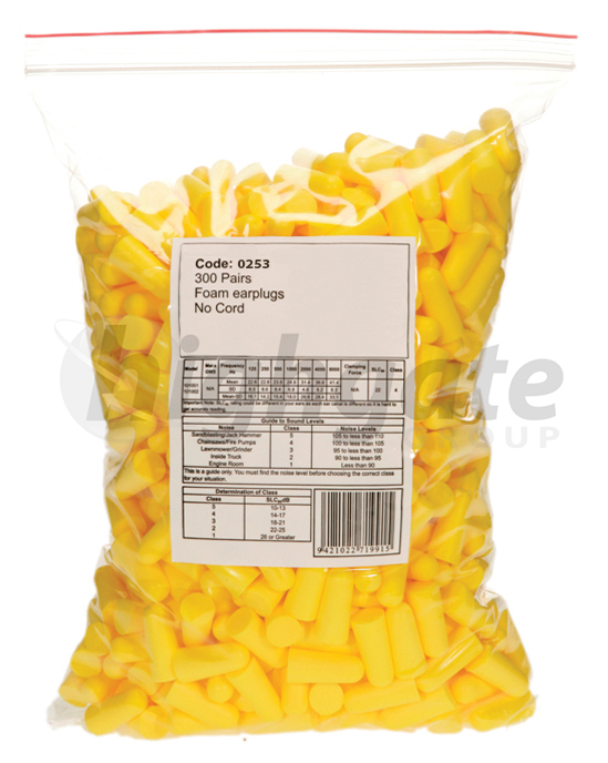 Ear Plugs - Uncorded Refill Bag (500/pack)