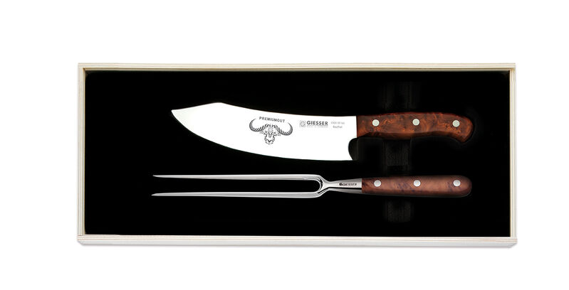 Giesser PremiumCut Chef Carving Set - Tree of Life Handle