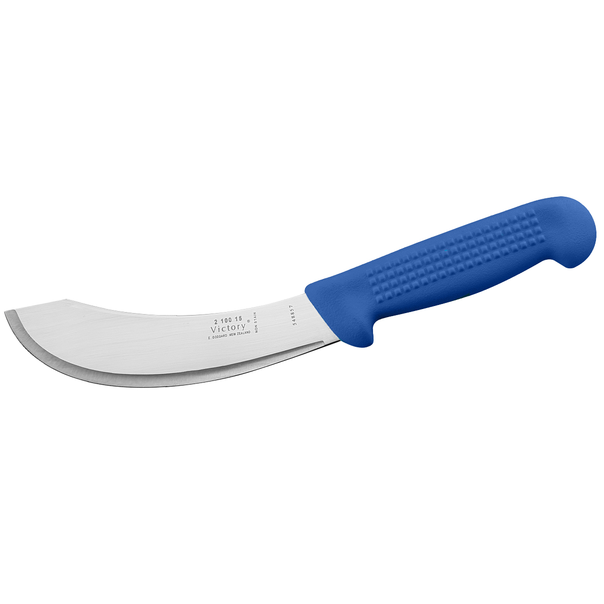 Victory Skinning Knife, 15cm (6) - Hollow Ground - Blue