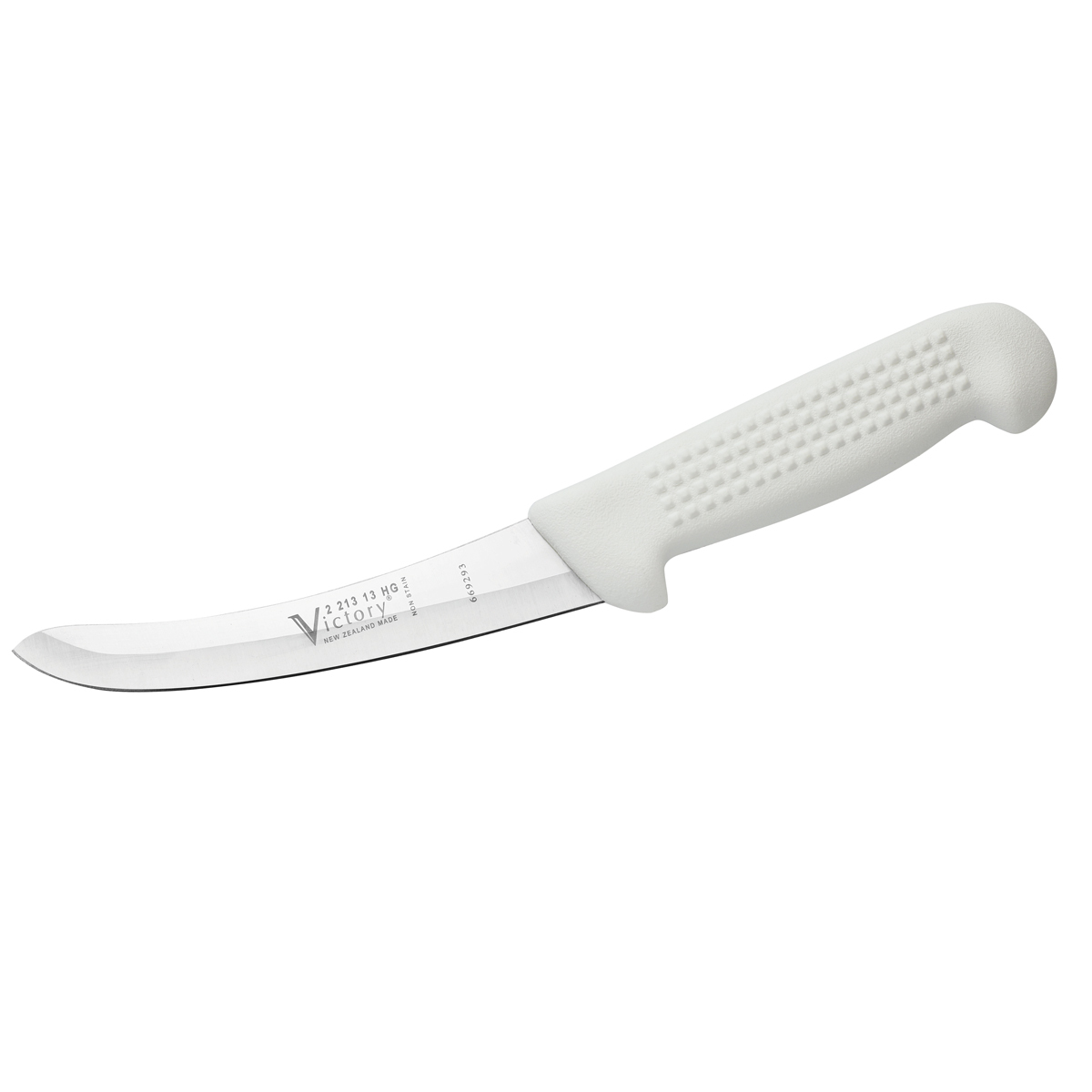 Victory Curved Boning Knife, 13cm (5 Inch) White Hollow Ground