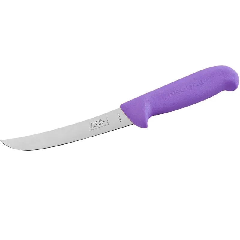 Victory Boning Knife, 15cm (6) - Curved, Progrip - Purple