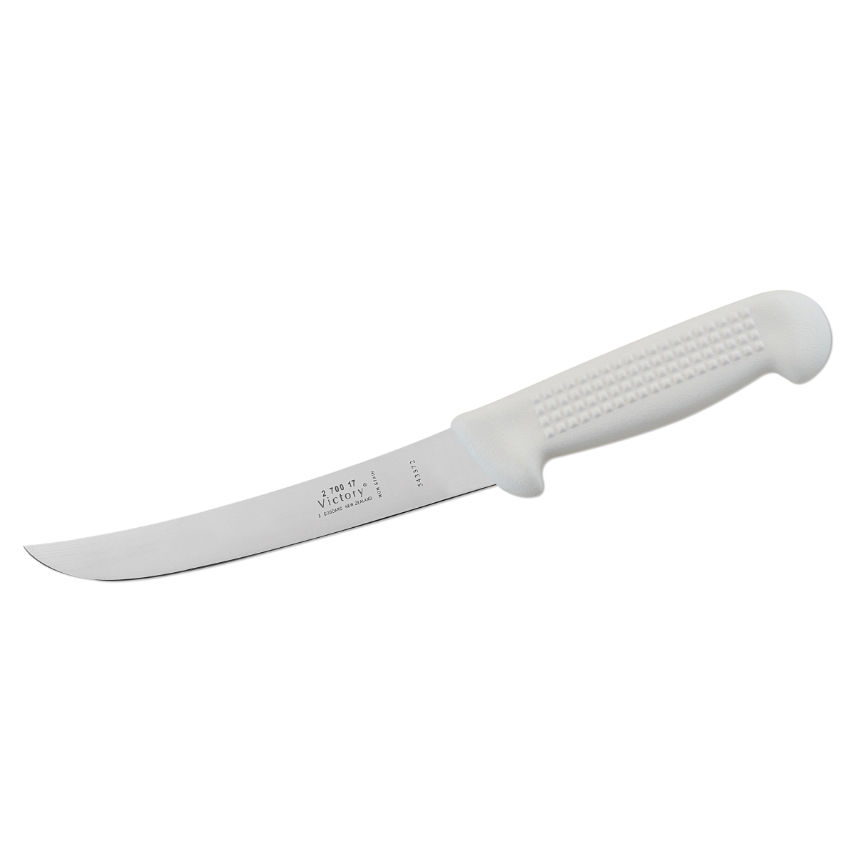 Victory Boning Knife, 17cm (7) - Curved - White