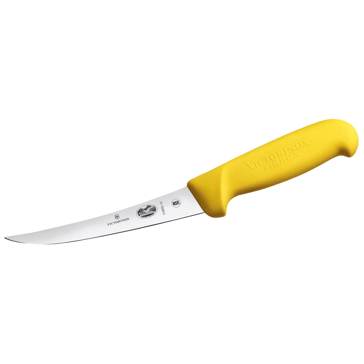 Victorinox Boning Knife, 15cm (6) - Curved, Narrow Blade - Yellow