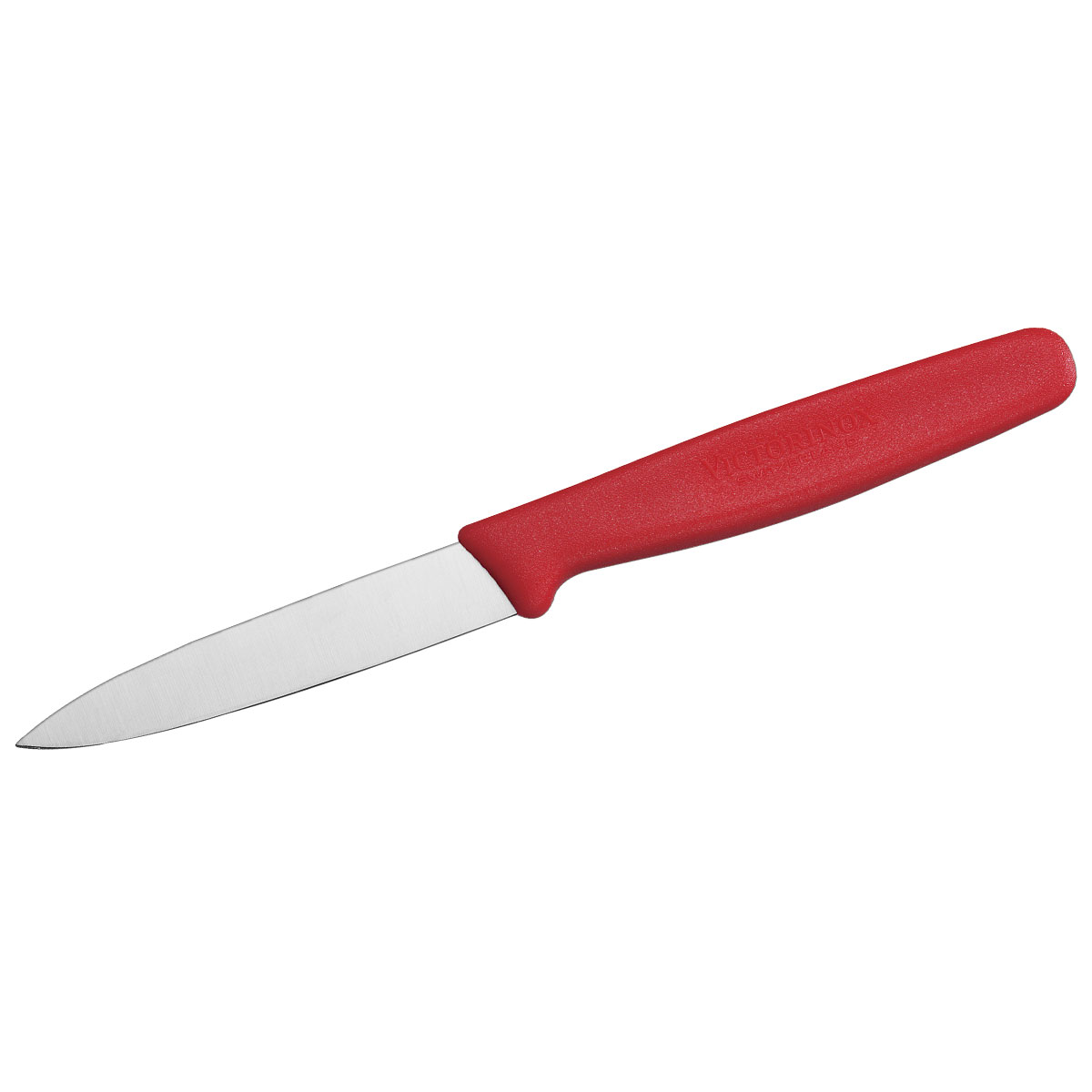 Victorinox Paring Knife, 8cm (3 1/4) - Pointed, Plain Edge - Red