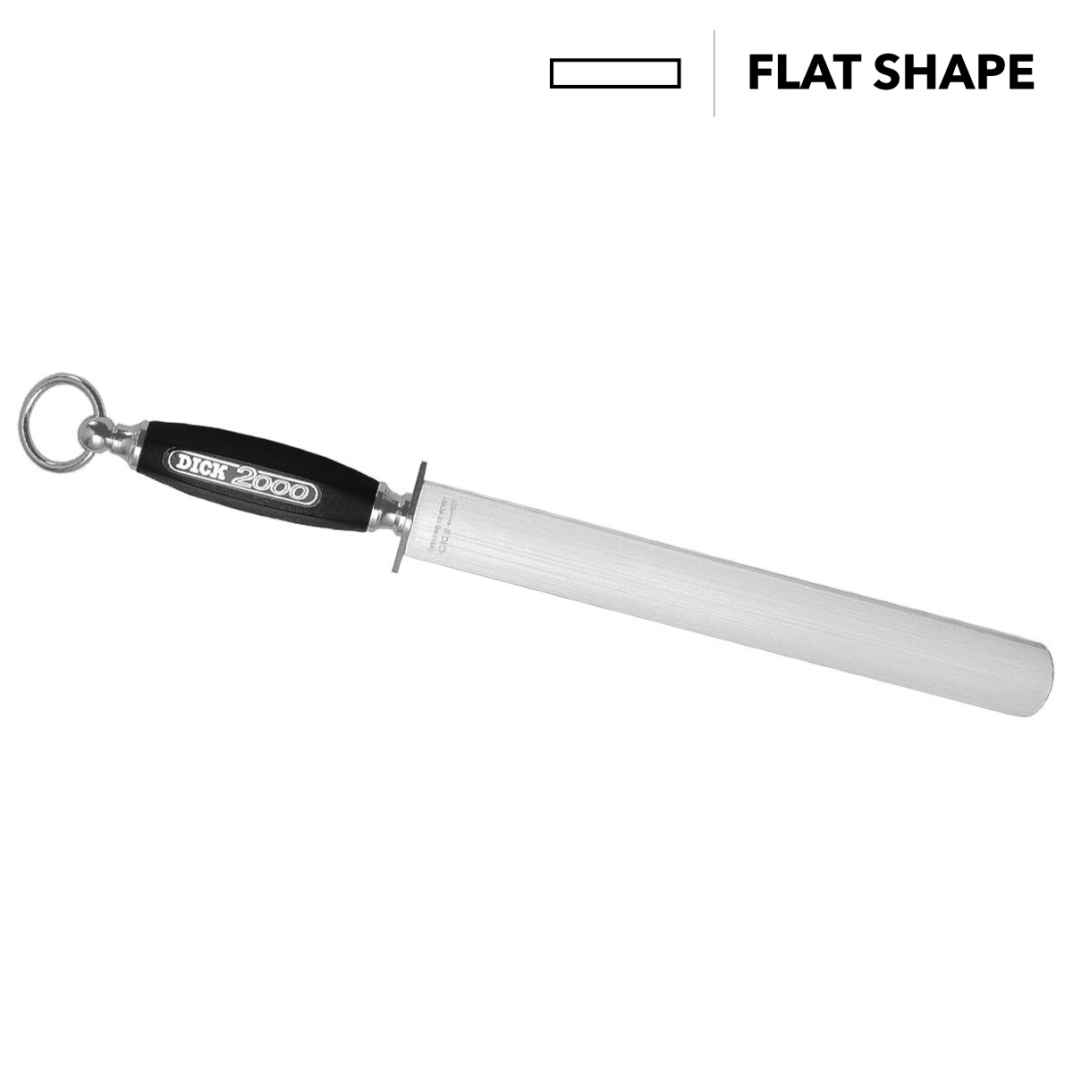 Sharpening Steel 2000, 30cm (11") - Super Fine Cut, Flat