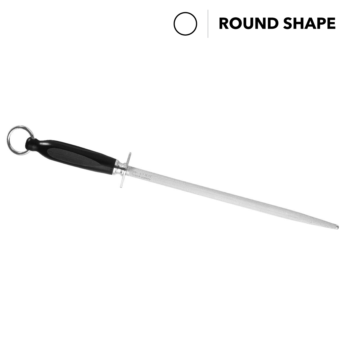 Sharpening Steel, 30cm (12") - Regular Cut, Round