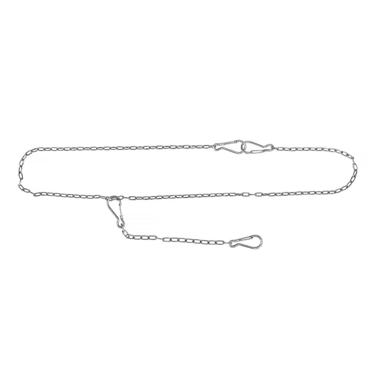 Chain Belt, Stainless Steel with Snap Hooks (+ 2 Spare Snap Hooks)