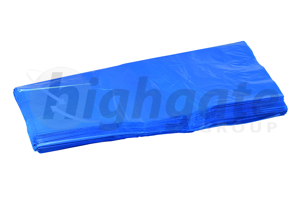 Carton Liner, 635+380x635mm x 65um - Blue Flat Packed