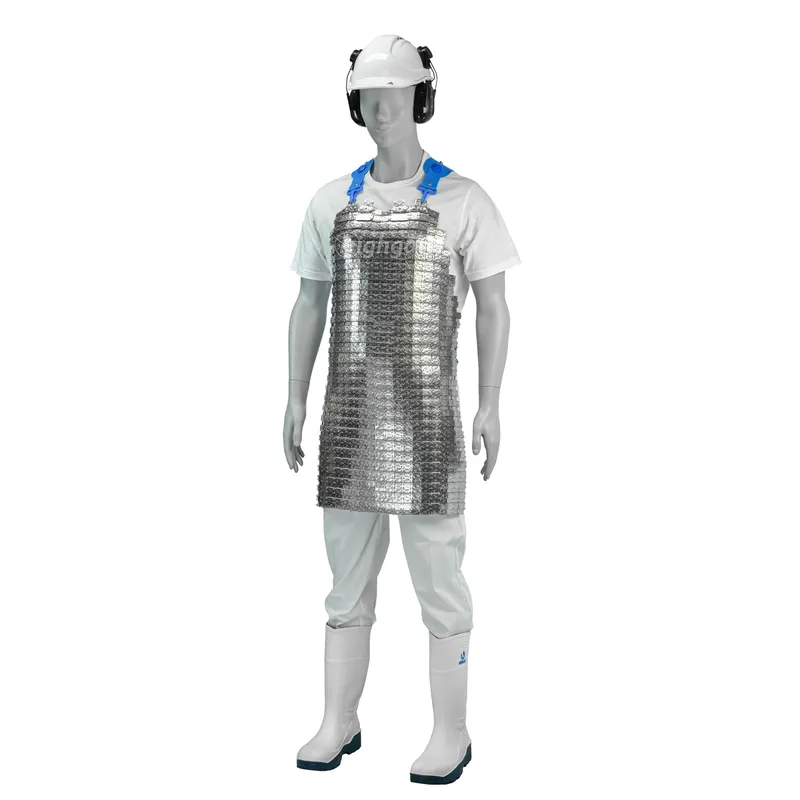 Manulatex Flexinox Plated Mesh Apron, 800mm x 550mm - 1.90kg