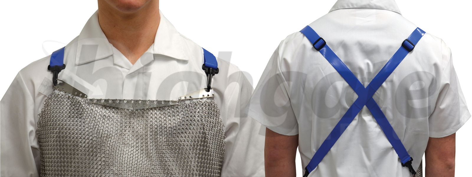 Chain Mesh Apron Strap Kit Blue Plastic Highgate