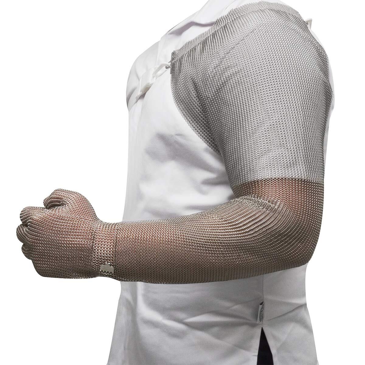 Manulatex Chain Mesh Sleeve, Shoulder Length with Spring
