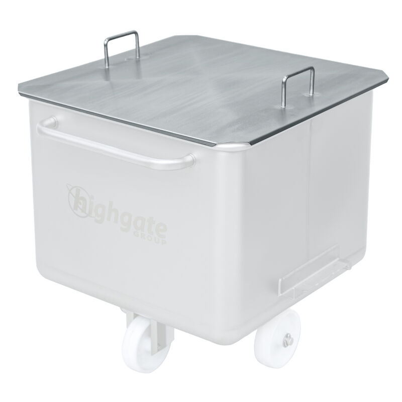 Universal 200L Euro Bin Lid, Stainless Steel