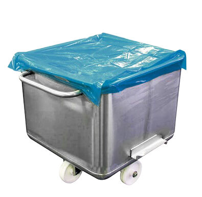 Euro Bin Top Cover, 860x850mm Blue (250/Roll)
