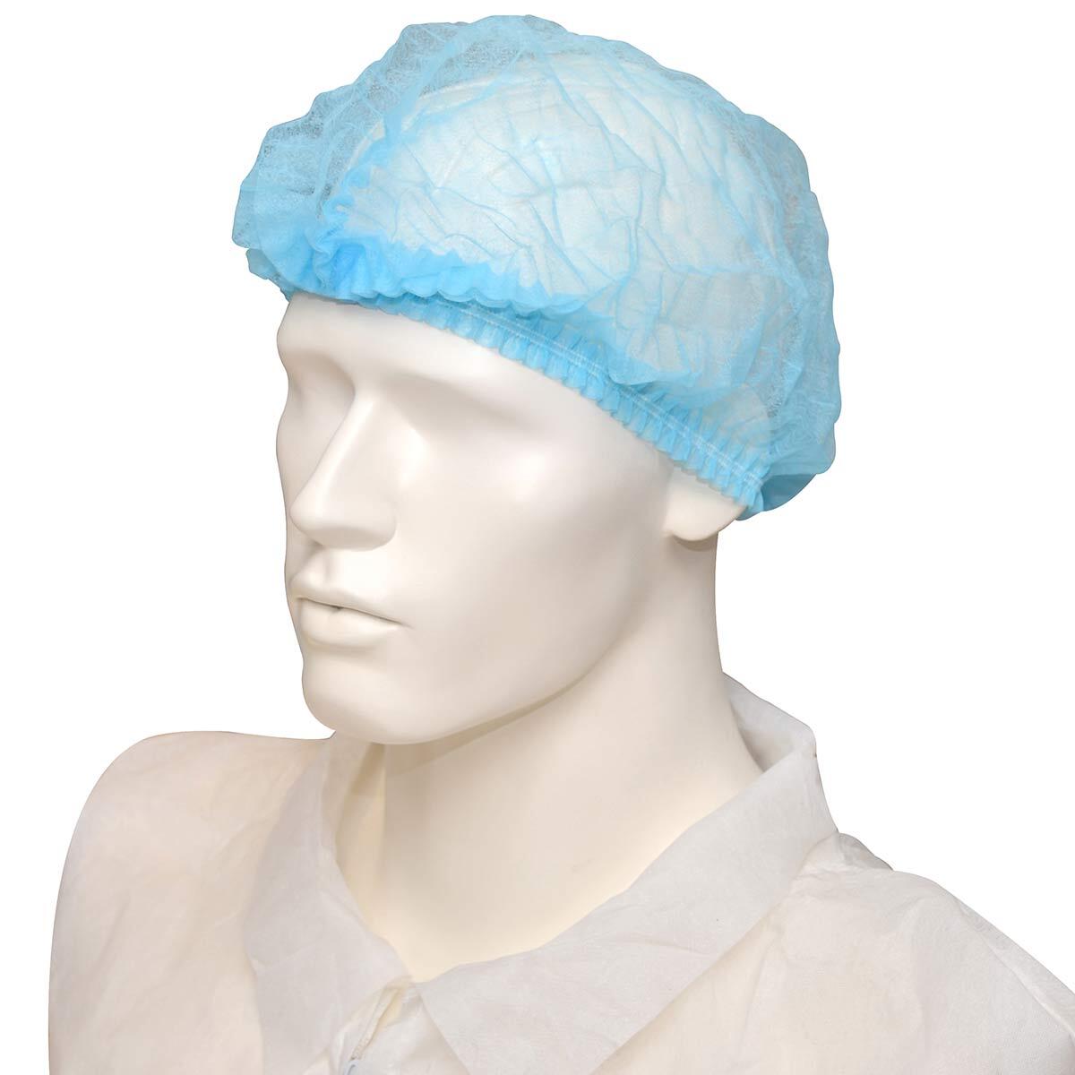 Hair Nets, Crimped 21" Blue (1000/ctn)