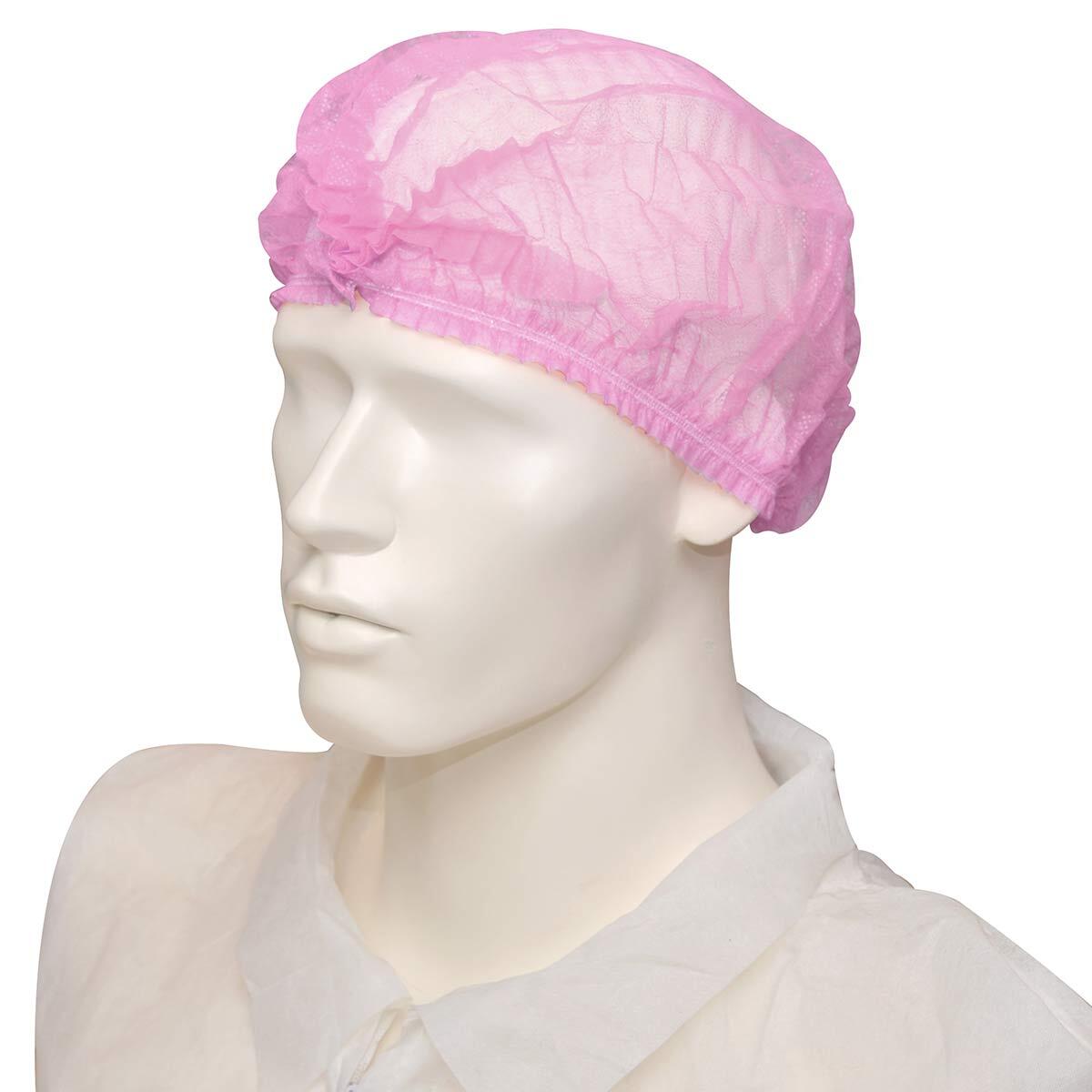 Hair Nets, Crimped 21" - Pink