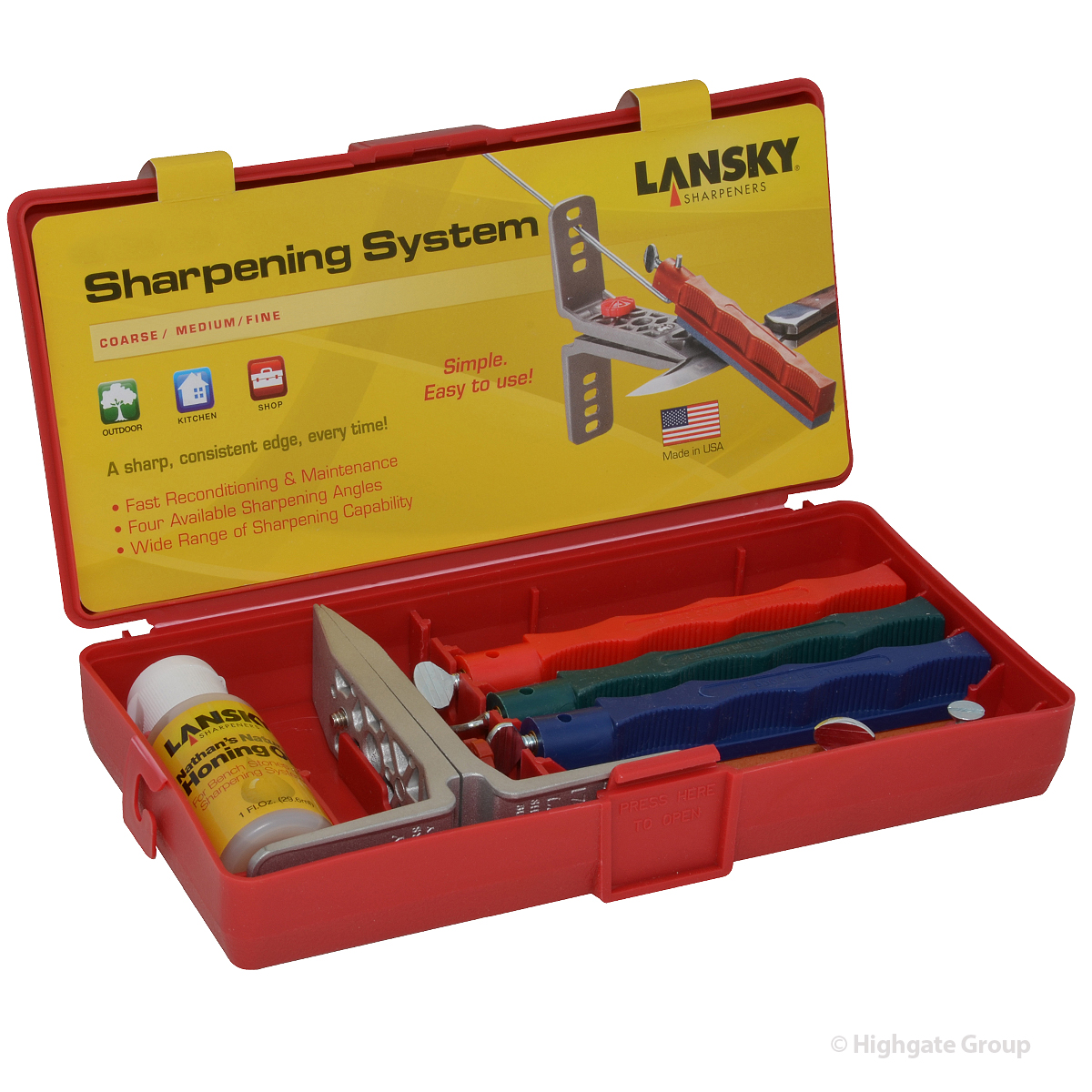 Lansky Sharpeners Lkc03 Standard Sharpening Kit 