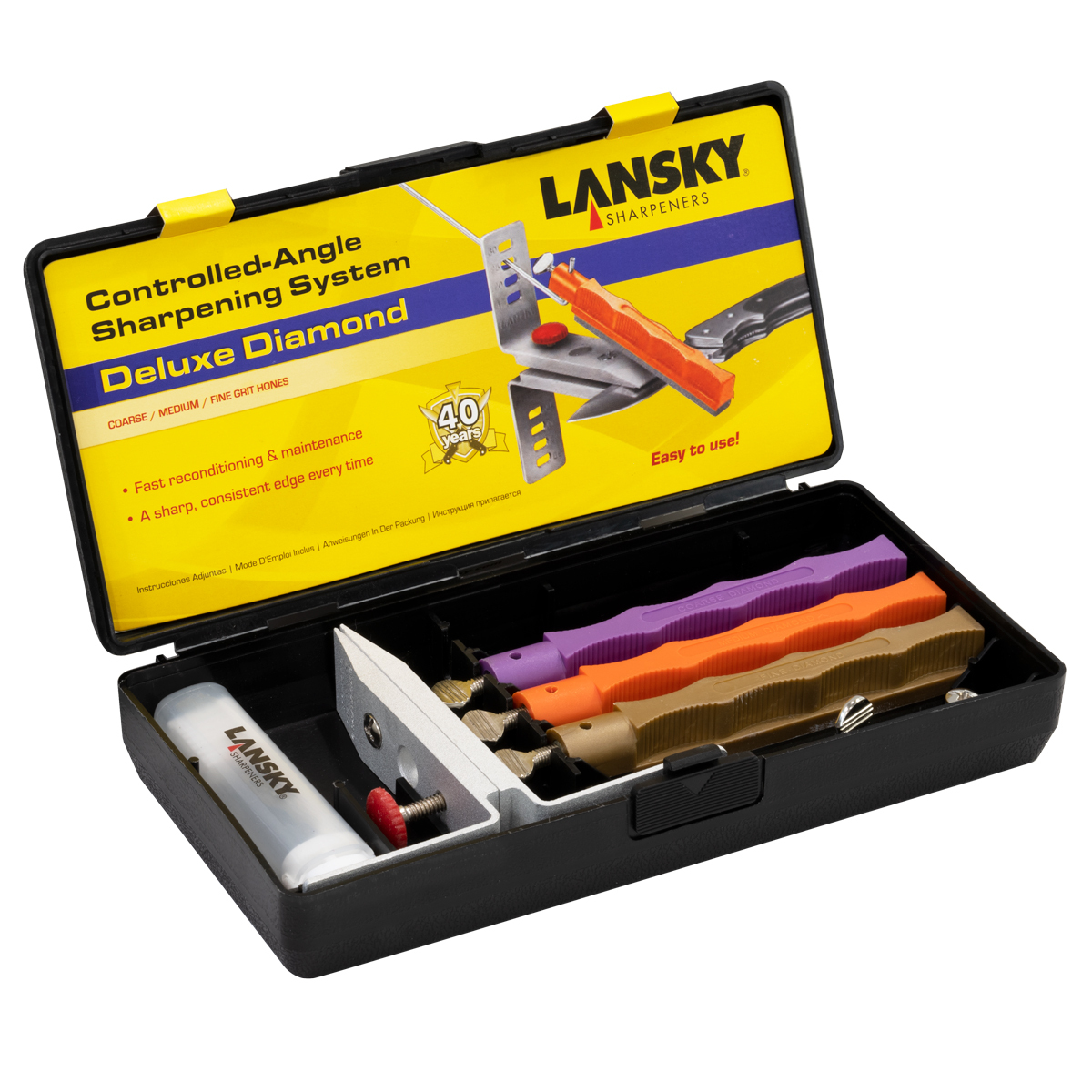 Lansky Deluxe Knife Sharpening System LKCLX