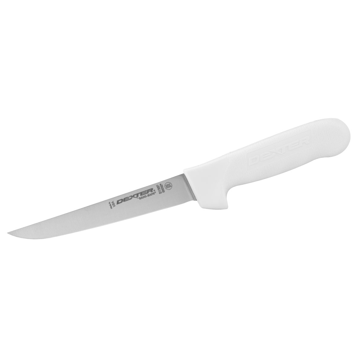 Dexter Boning Knife, 15cm (6) - Flexible, Sanisafe - White