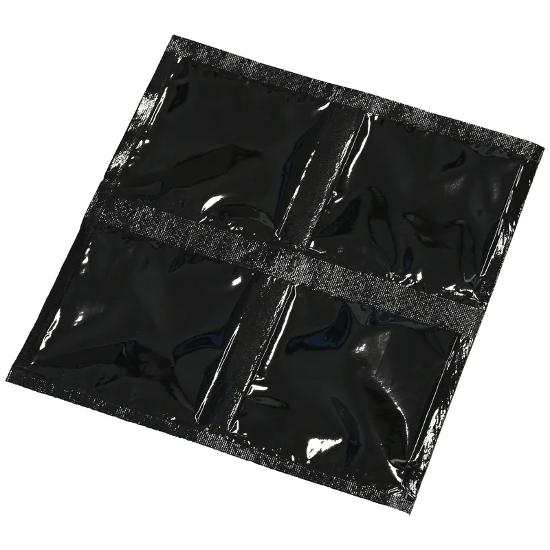 Soaker Pad 100ml 133x140mm, 4cellx3pack, Blk/Blk Perf 2580/ctn