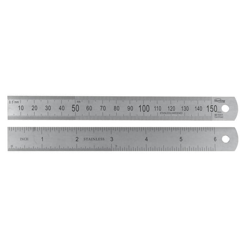 Stainless Steel Ruler, 150mm