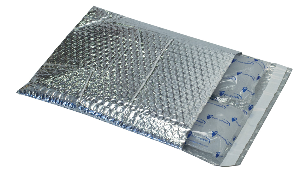 Silver Thermal Pouch + Adhesive Strip, 480 x 280 x 130TP