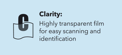 Wrapex Stretch Film Clarity: Highly transparent film for easy scanning and identification