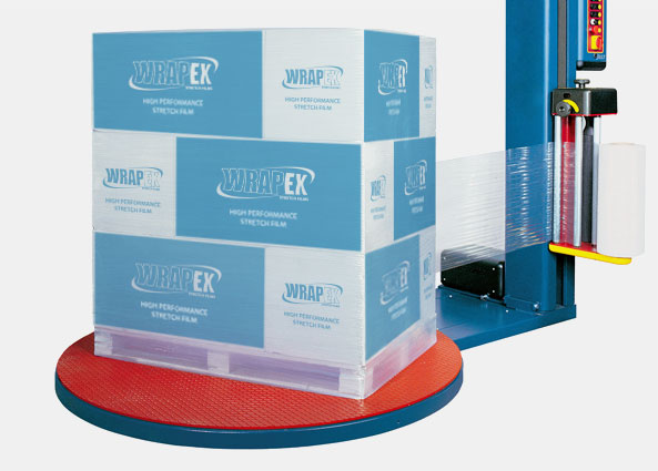 Wrapex - Clear Machine Pallet Wrap in use