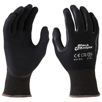 Black Knight Gripmaster Coated Gloves