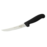 Caribou Boning Knife 7” Inch (17cm) Curved Fluted Wide Blade