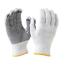 Poly Cotton Gloves (PVC Dots)