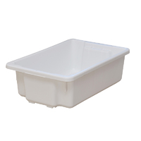No 7 Stack & Nest Tub, 32L - White, Dimensions: 645 x 413 x 200mm