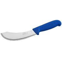 Victory Skinning Knife, 15cm (6) - Pro Grip, Hollow Ground - Blue