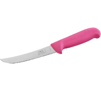 Victory Boning Knife, 15cm (6) - Curved, Progrip - Pink