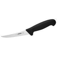 Giesser Boning Knife 5” Inch (13cm) Curved Narrow Semi-Flexible Blade - Black