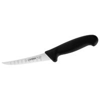 Giesser Boning Knife, 13cm (5) - Curved, Narrow, Semi-Flexible, Fluted Blade - Black