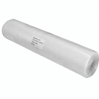 Mega Bin Liner 1220+1220(G) x 2400mm,100um Clear 25/Roll