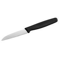 Victorinox Paring Knife, 8cm (3 1/4) - Straight, Plain Edge - Black